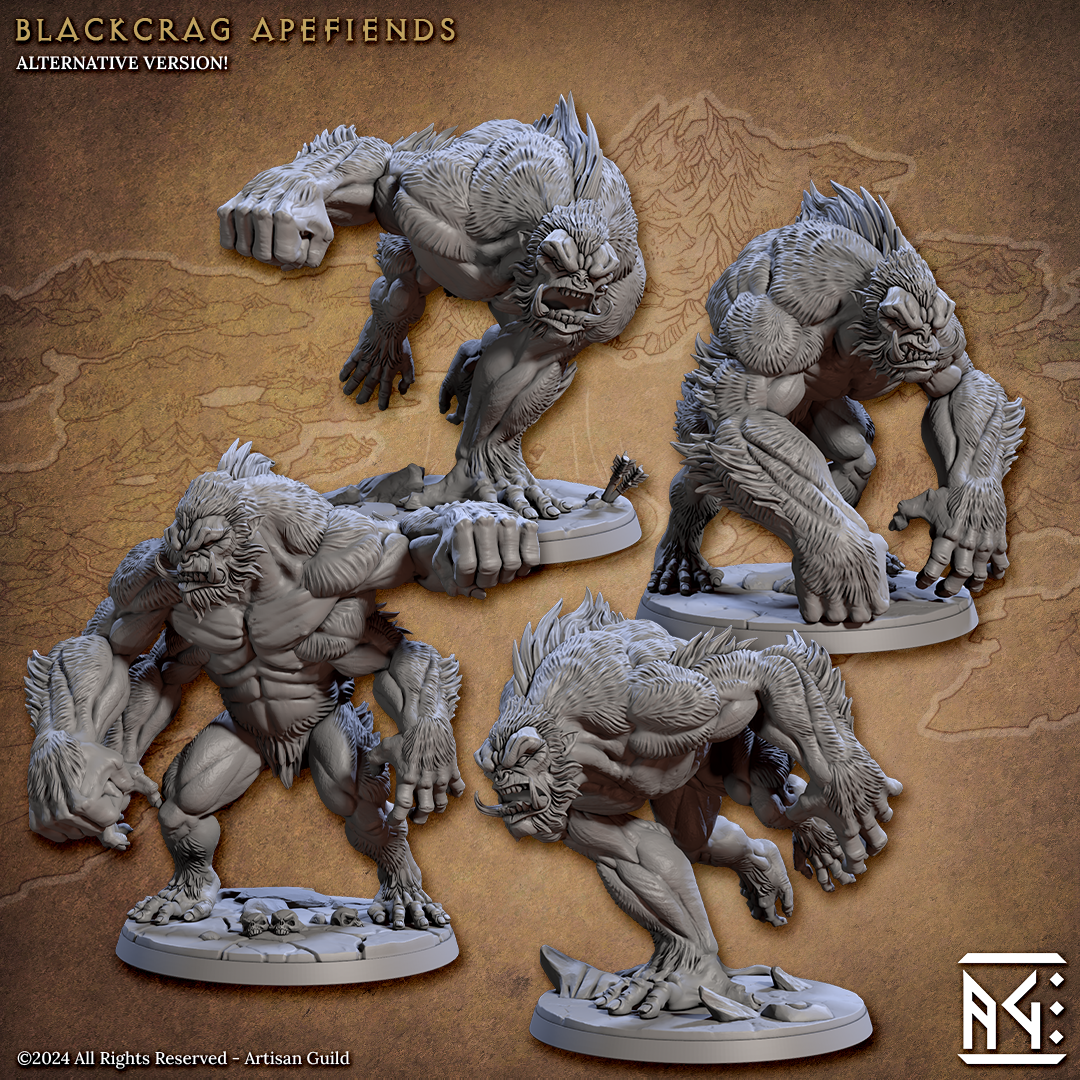 Wild Blackcrag Apefiends (4) | Blackcrag Orcs