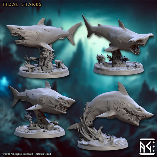 Tidal Sharks (4) | Mirmidons of the Death-Tide