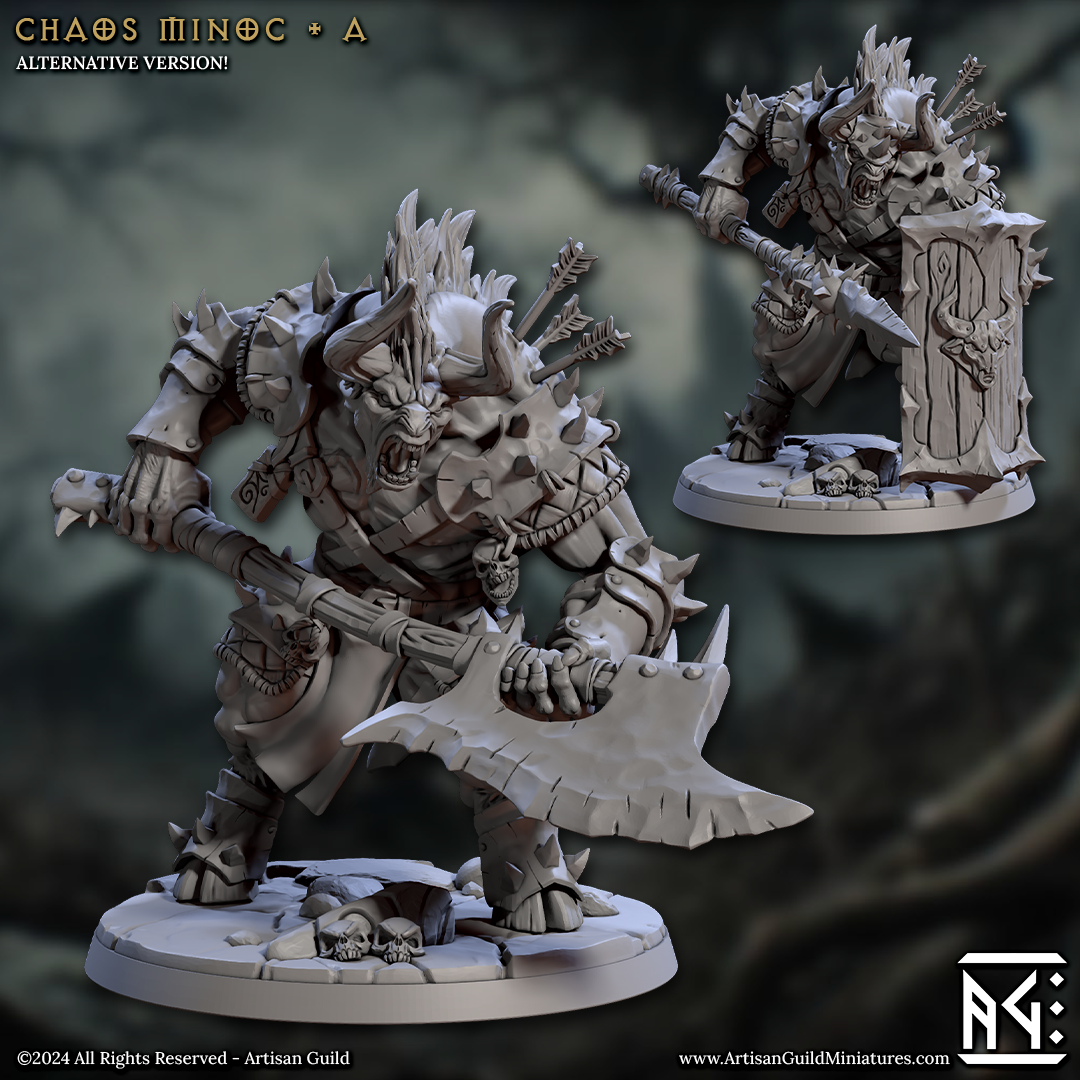 Chaos Minocs (4) | Rise of the Beastmen