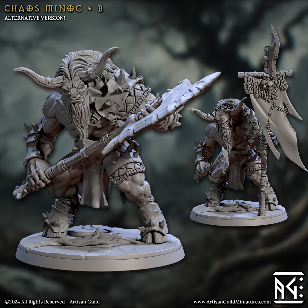 Chaos Minocs (4) | Rise of the Beastmen