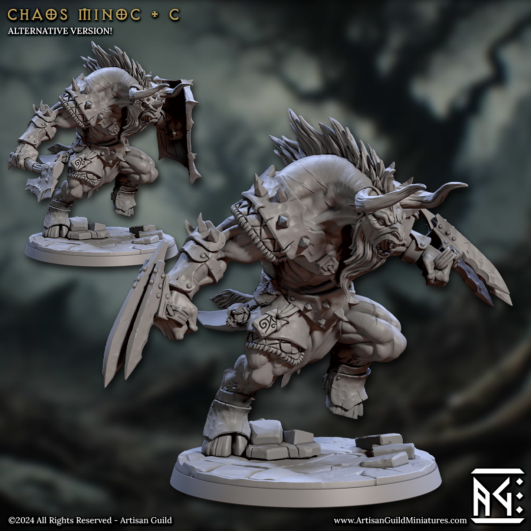 Chaos Minocs (4) | Rise of the Beastmen