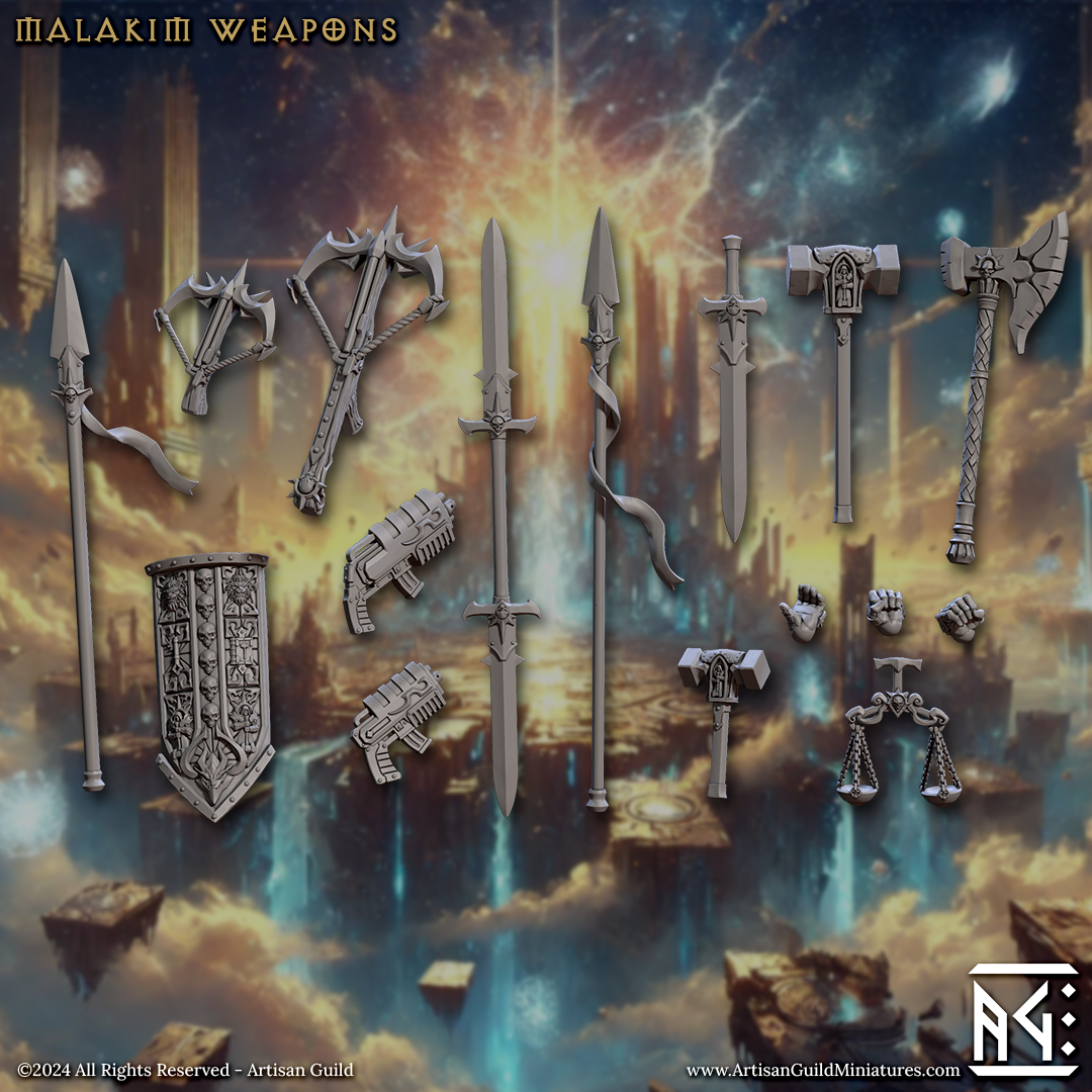 Malakim Weapons Pack | Wrath of Malakim