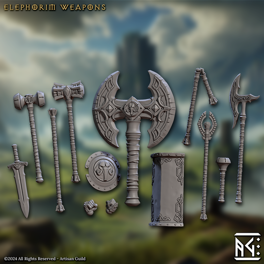 Weapons Pack | Elephorim Ivory Sentinels