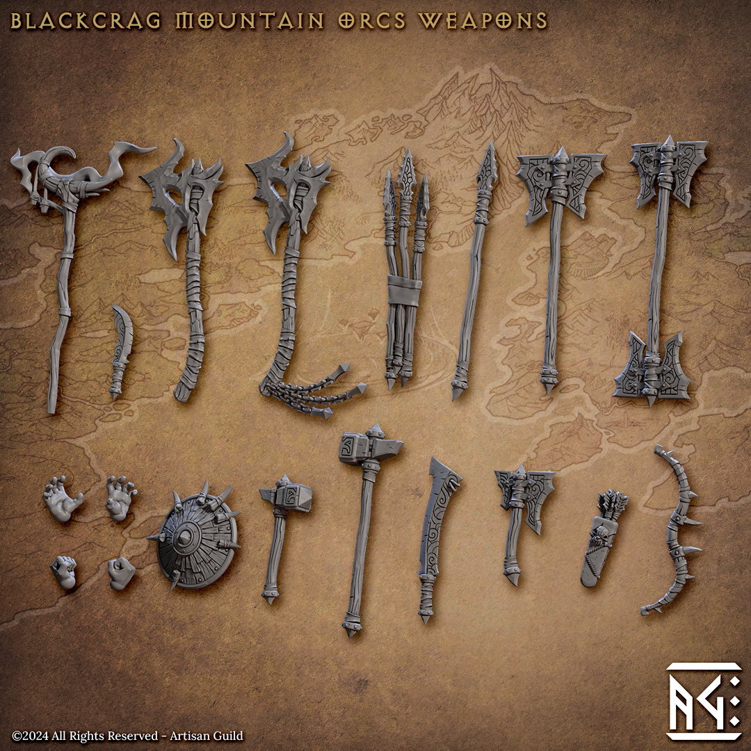 Paquete de armas | Orcos de Blackcrag 