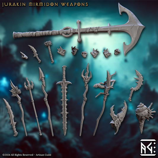 Weapons Pack | Mirmidons of the Death-Tide