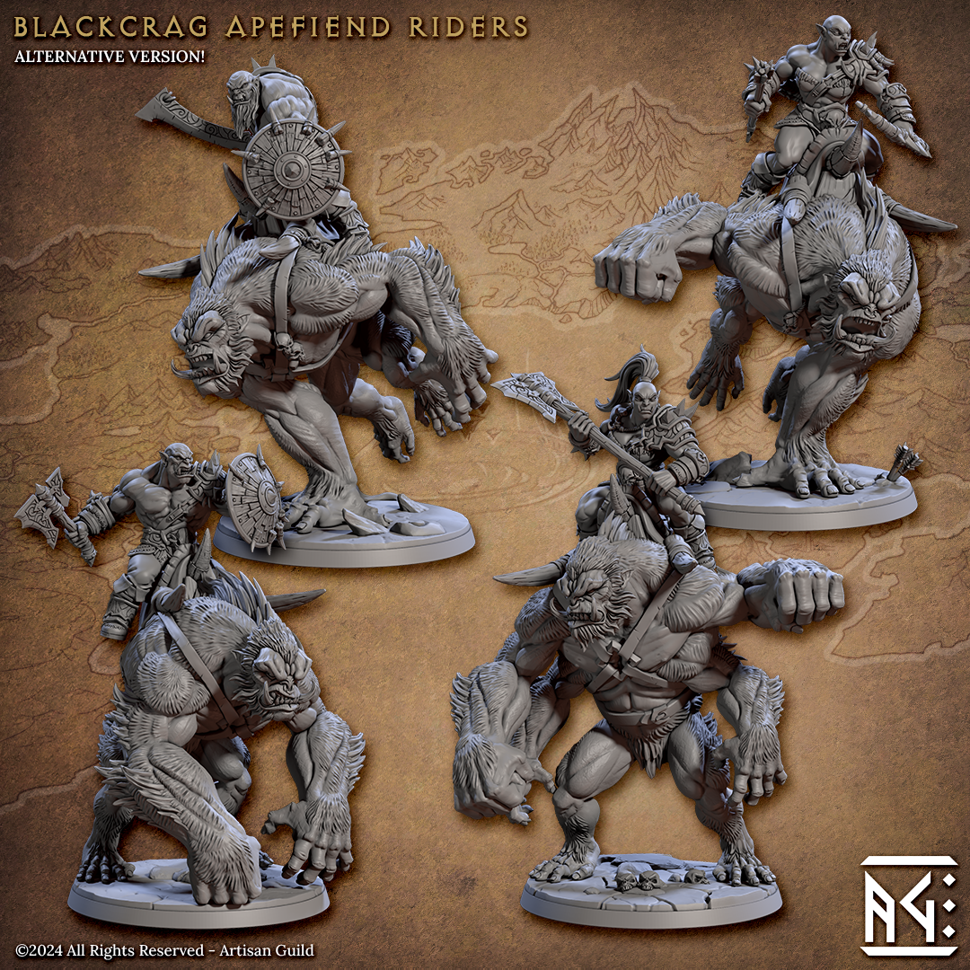 Blackcrag Apefiend Riders (4) | Blackcrag Orcs