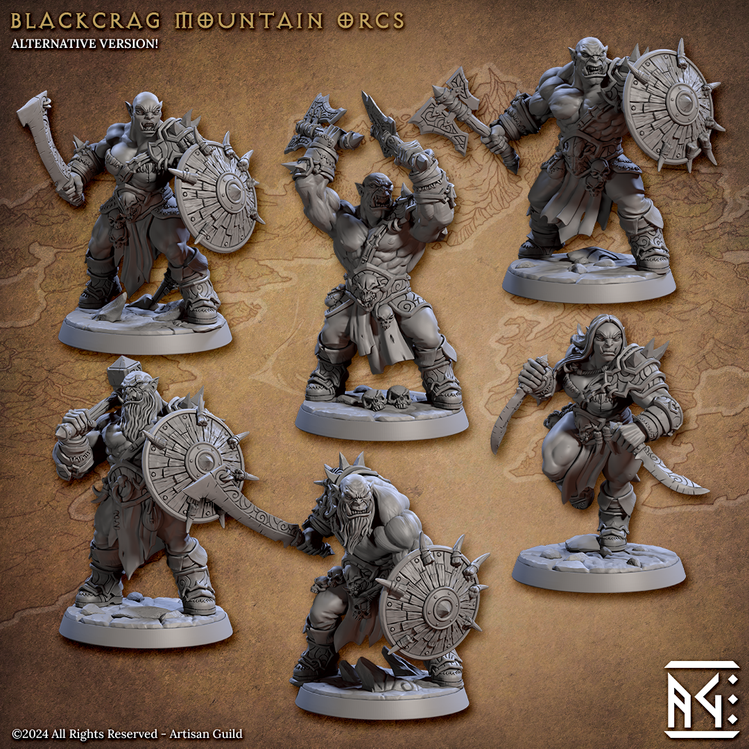 Blackcrag Mountain Orcs (6) | Blackcrag Orcs