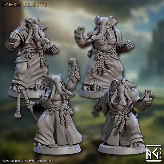 Ivory Priests (4) | Elephorim Ivory Sentinels