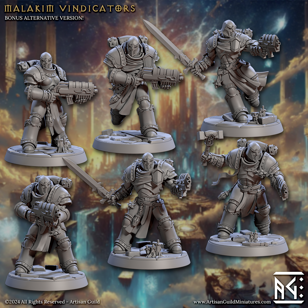 Malakim Vindicators (Set of 6) | Wrath of Malakim