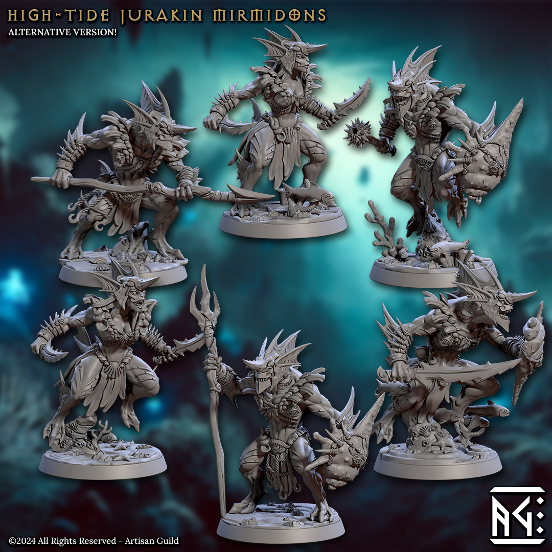 High-Tide Jurakin Mirmidons (6) | Mirmidons of the Death-Tide