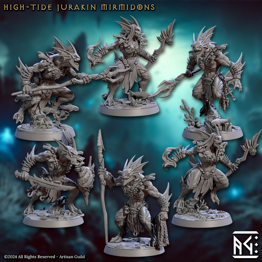 High-Tide Jurakin Mirmidons (6) | Mirmidons of the Death-Tide