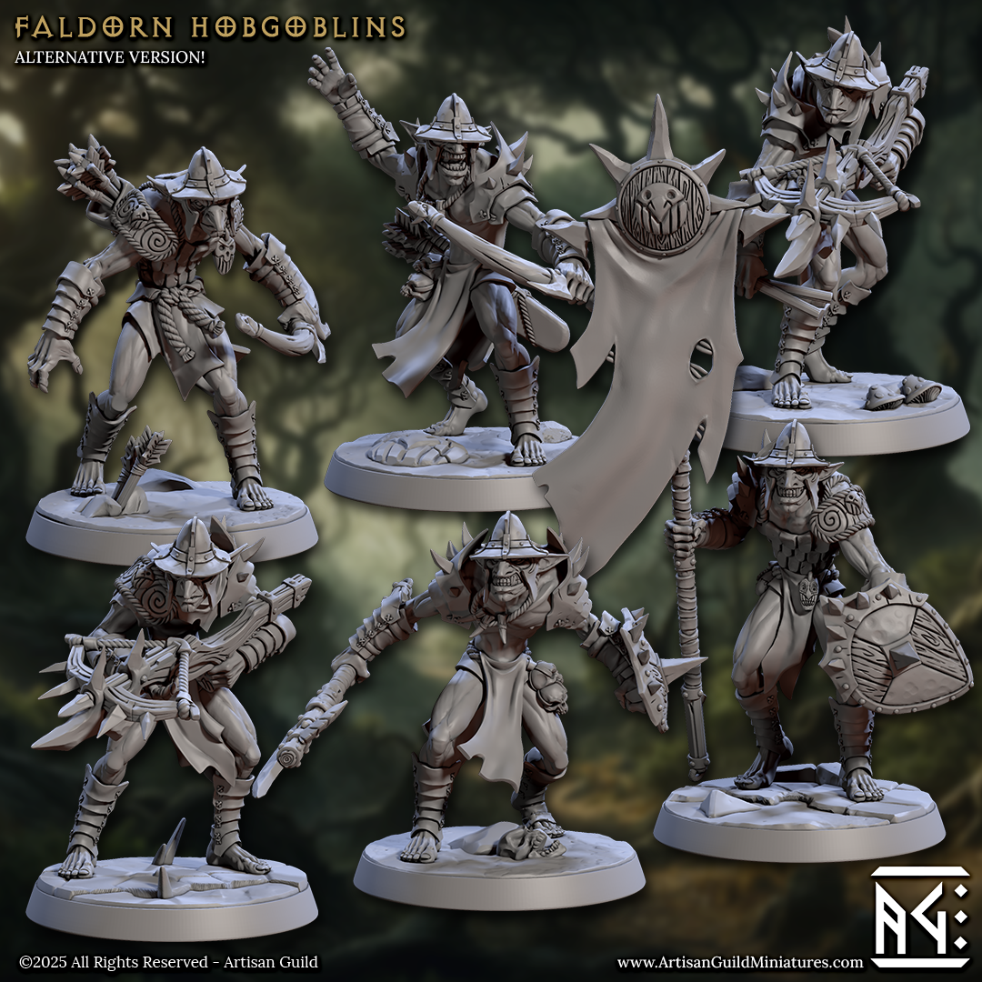 Hobgoblins (Set of 6) | Faldorn Hobgoblins