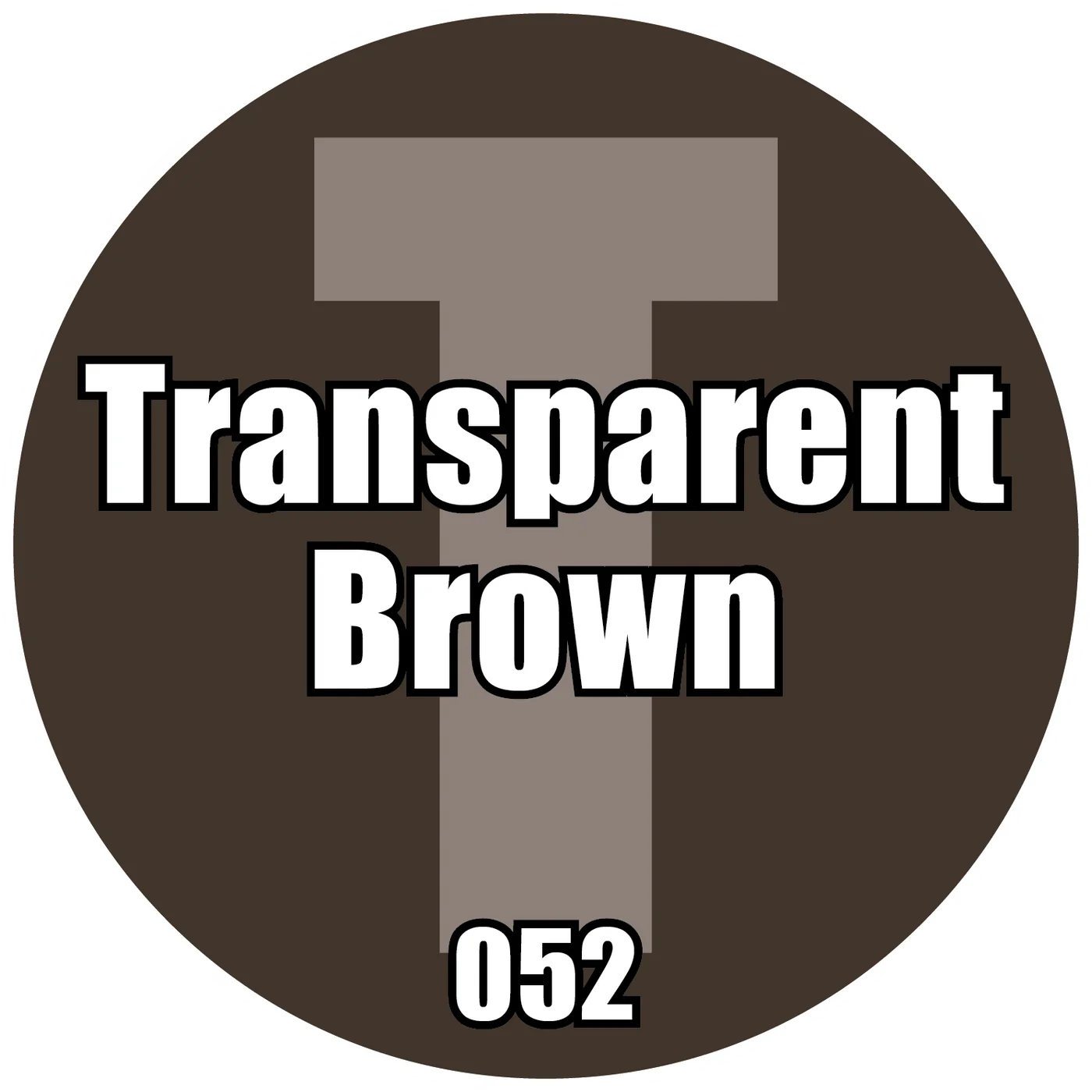 052 - Pro Acryl Transparent Marron