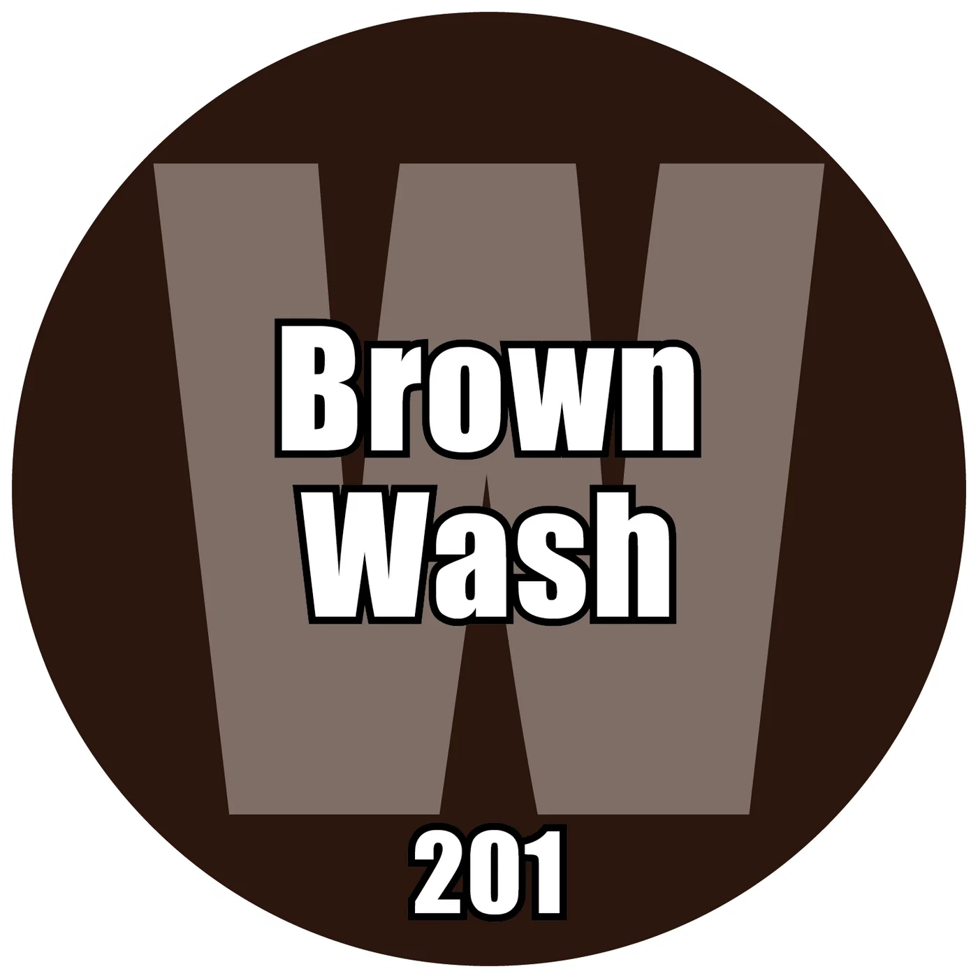 201 - Lavage brun Pro Acryl