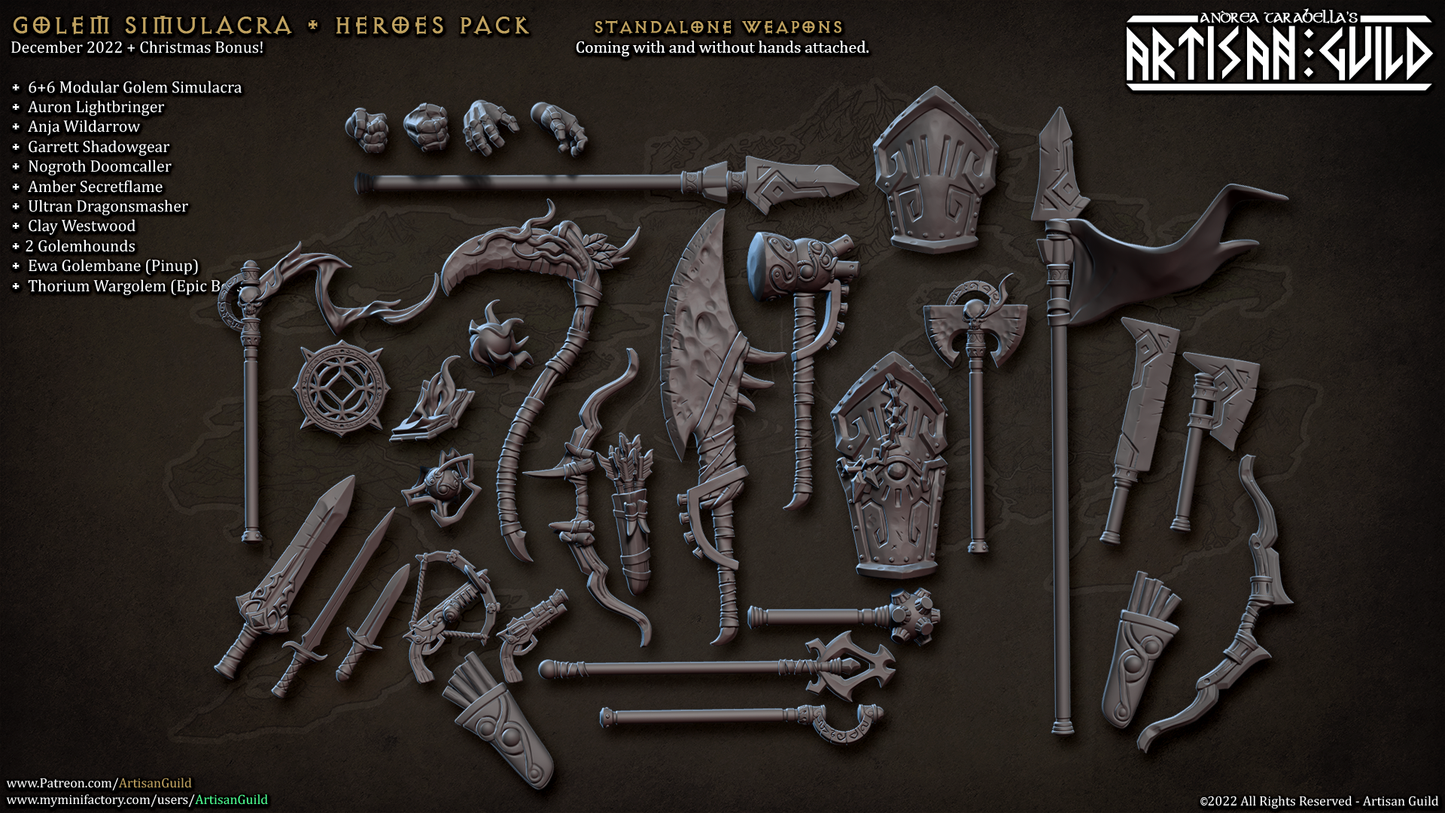 Weapons Pack | Golem Simulacra