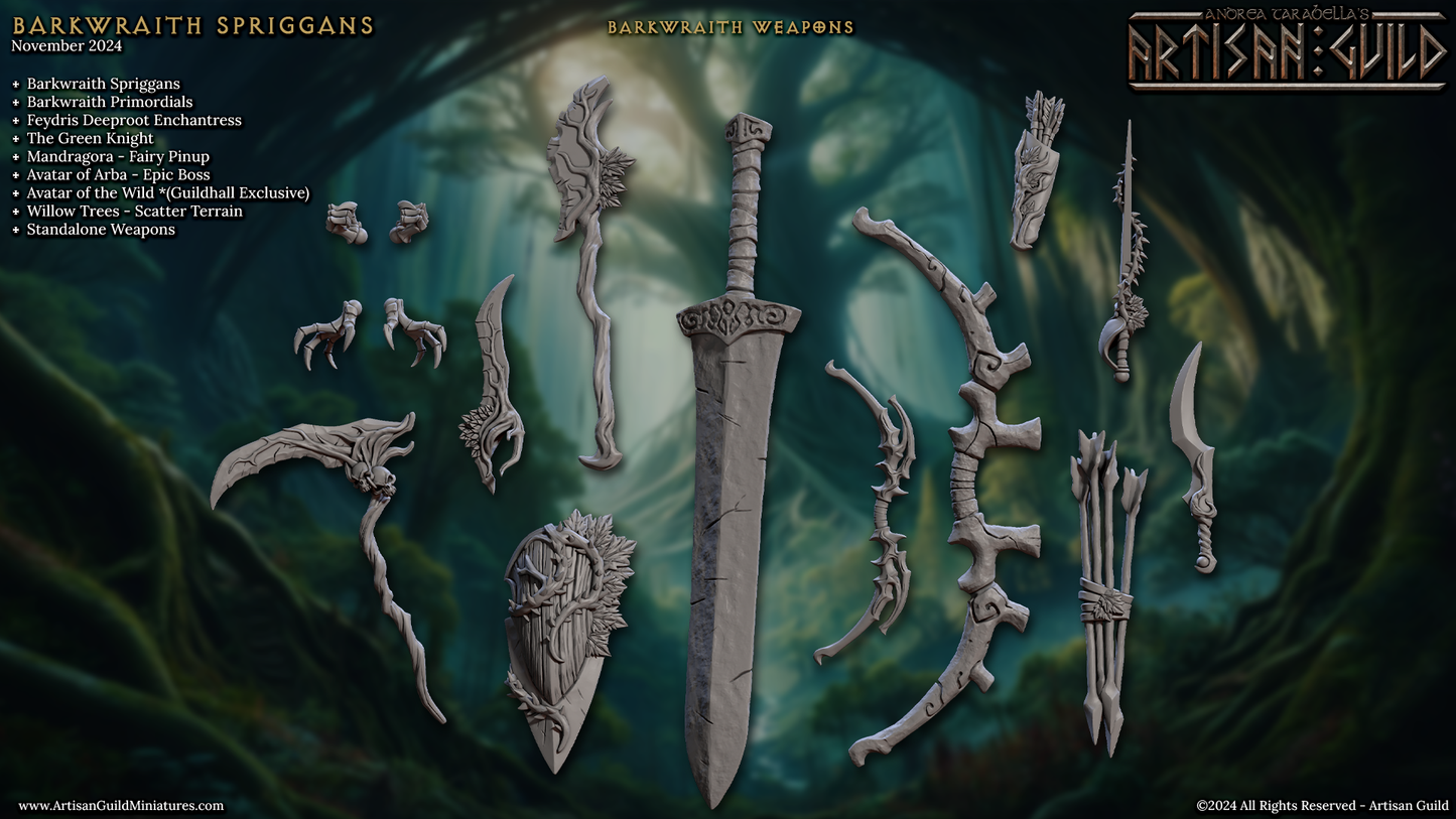 Barkwraith Weapons Pack | Barkwraith Spriggans