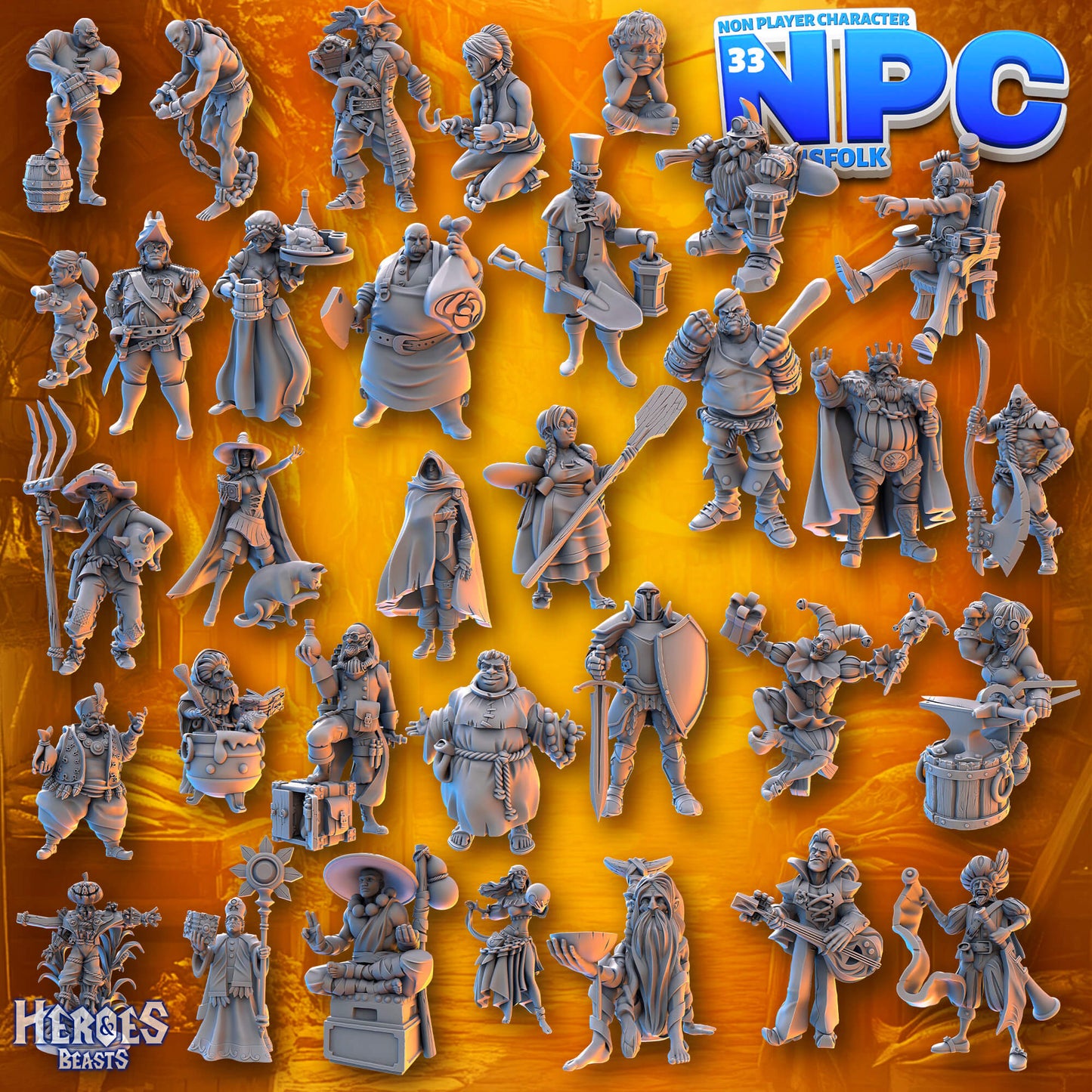 NPC Townsfolk Pack (33)